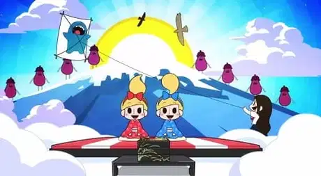 Kana Kana Kazoku: Shinnen no Goaisatsu poster