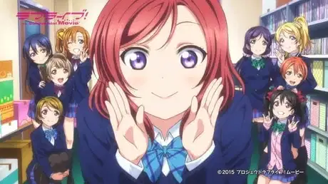 Love Live! x Watering KissMint Collaboration CM poster