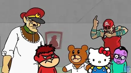 Taka no Tsume x Hello Kitty ga Masaka no Collab! poster