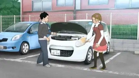 Peeping Life x Jidousha Tenken Seibi Suishin Undou poster