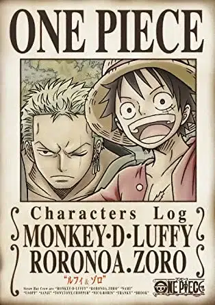 One Piece Characters Log poster