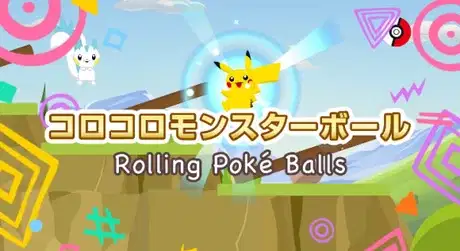 Rolling Poké Balls poster