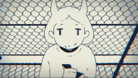 White Drizzle in Gloom poster