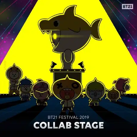 BT21 x Baby Shark poster