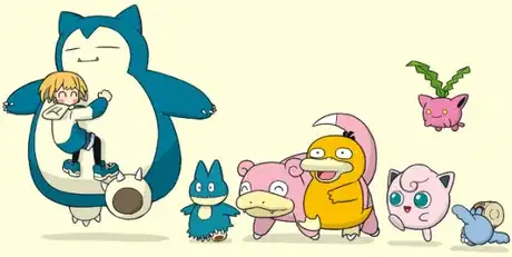 Snorlax Sleeping! poster