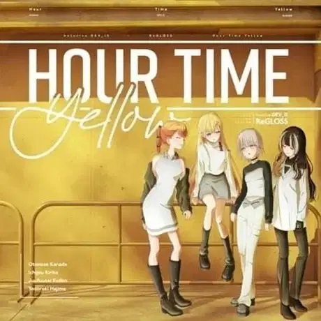 Hour Time Yellow poster