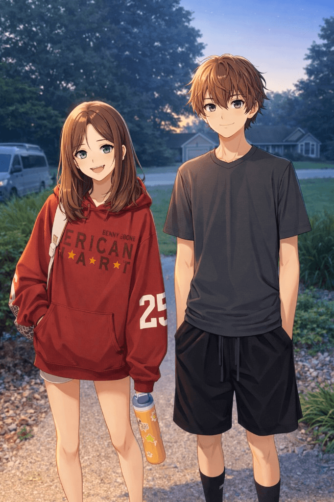 Ranen and his sister - the inspiration behind OtakuDen