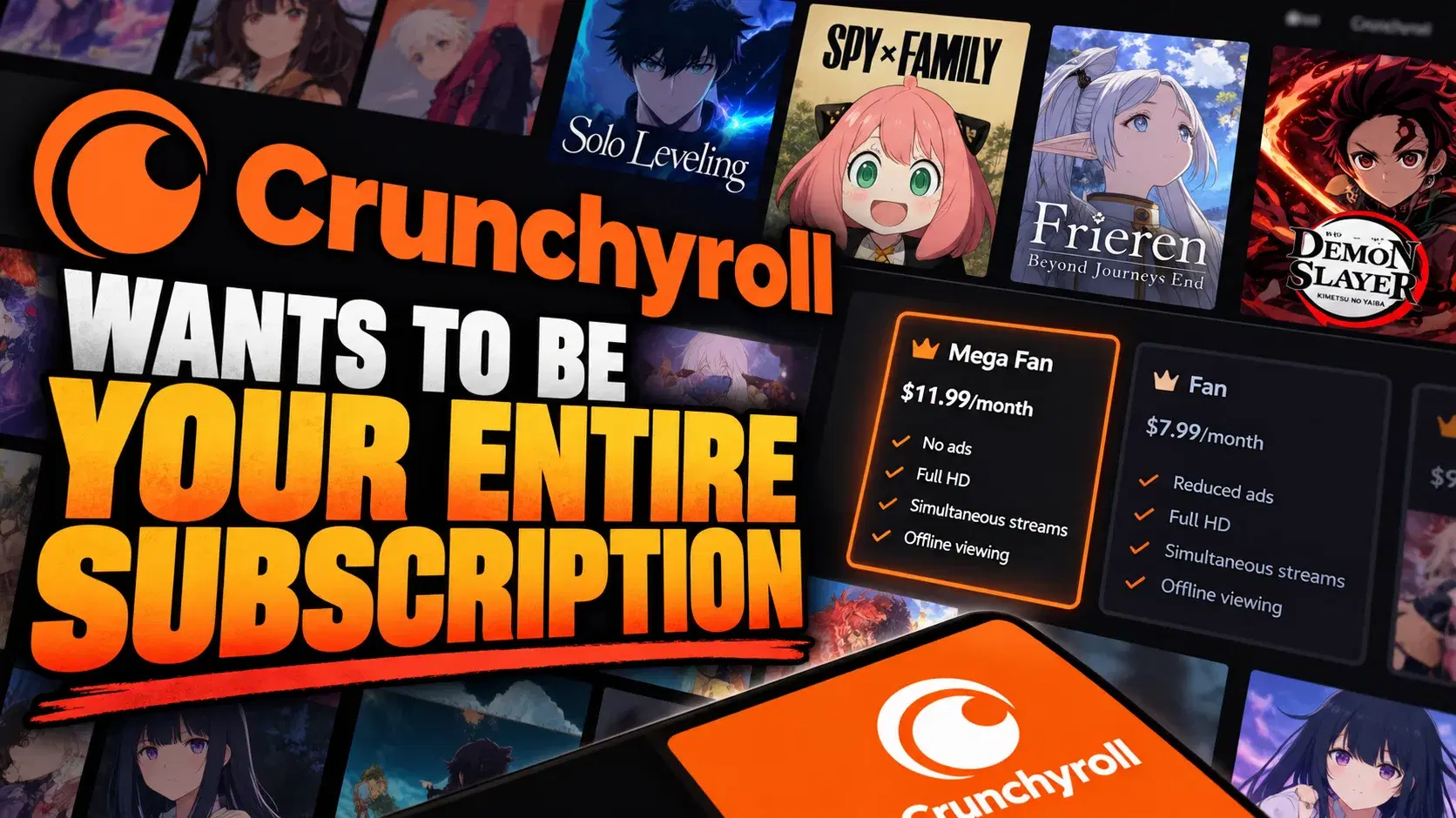 Cover image for Crunchyroll Wants to Be Your Entire Anime Subscription
